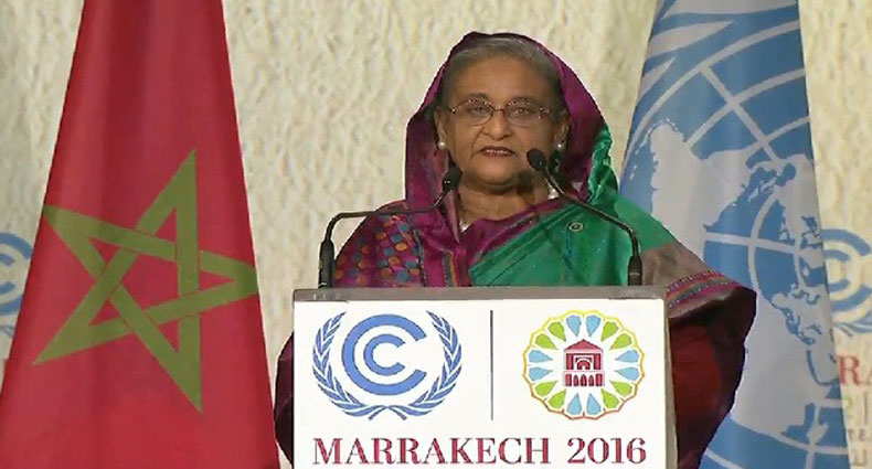 ‘জলবায়ু পরিবর্তন ঝুঁকি মোকাবেলায় ঐক্যবদ্ধ হতে হবে’