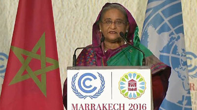 ‘জলবায়ু পরিবর্তন ঝুঁকি মোকাবেলায় ঐক্যবদ্ধ হতে হবে’