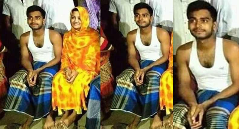 লুঙ্গি-গেঞ্জি পরেই স্ত্রীর পাশে মিরাজ, ছবি ভাইরাল