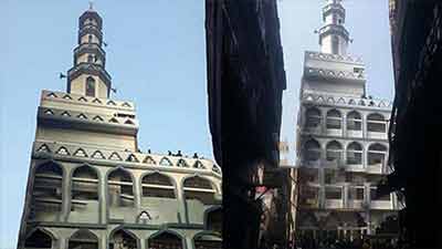 আগুনের ছোঁয়াও লাগেনি মসজিদে