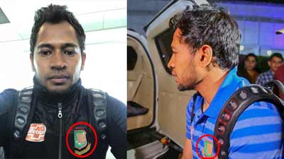 নামাজের সময় বাঘের ছবি ঢেকে বিতর্কে মুশফিক