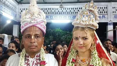 এবার রুশ তরুণী ছুটে এলেন শেরপুরে