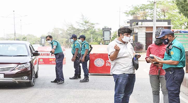 কঠোর লকডাউনের প্রথম দিন গ্রেফতার ৪০৩ 