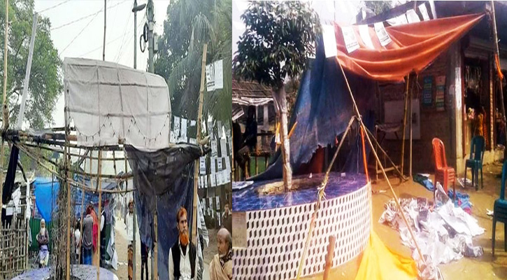 নির্বাচন উত্তাপে নৌকায় আগুন, স্বতন্ত্রপ্রার্থীর কার্যালয় ভাঙচুর