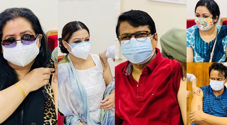 সপরিবারে ভ্যাকসিনের ২য় ডোজ নিলেন আলমগীর