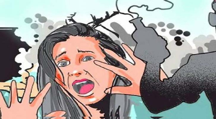 তরুণীকে এসিড নিক্ষেপ, গণধোলাই দিয়ে সাবেক স্বামীকে পুলিশে সোপর্দ