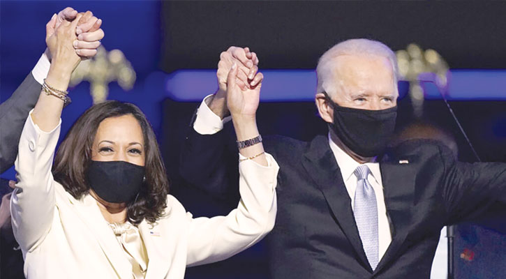 টাইম ম্যাগাজিনের ‘বর্ষসেরা ব্যক্তিত্ব’ বাইডেন-কমলা