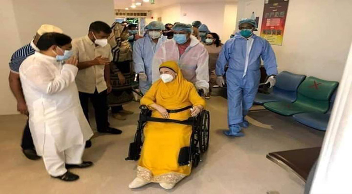 ৫৩ দিন পর বাসায় ফিরছেন খালেদা জিয়া