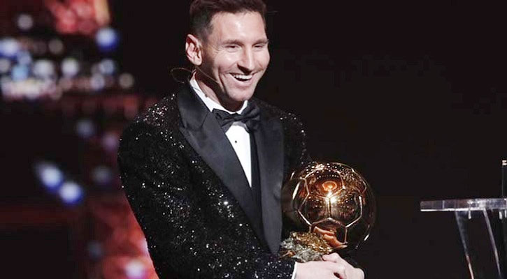 সপ্তম ব্যালন ডি’অর জিতে যা বললেন মেসি