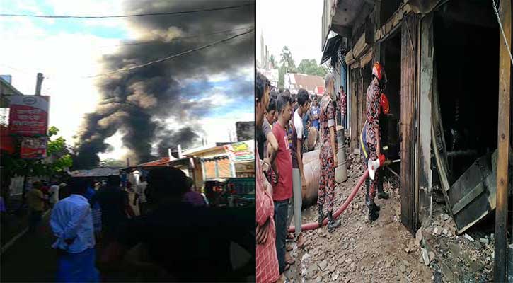 সেনবাগের খলিল মিয়ারহাটে ভয়াবহ অগ্নিকান্ড, অর্ধকোটি টাকার ক্ষয়ক্ষতি