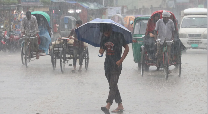 রাজধানীসহ যেসব এলাকায় বৃষ্টি হতে পারে আজ