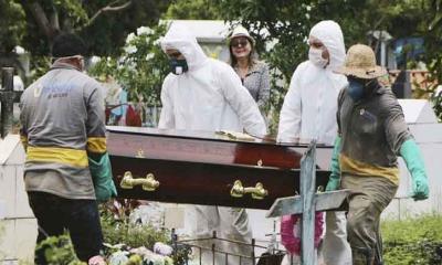 ব্রাজিলে একদিনে সর্বোচ্চ মৃত্যুর রেকর্ড