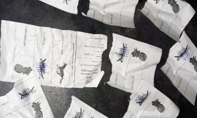 মিললো সিল মারা ব্যালট ভোট শুরুর আগেই