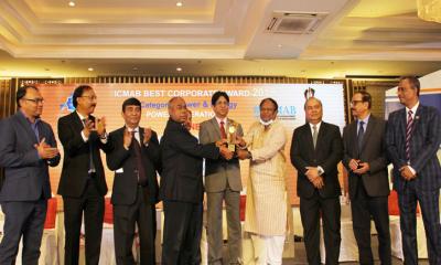 আইসিএমএবি সেরা কর্পোরেট এওয়ার্ড পেল সামিট পাওয়ার