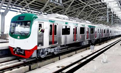 উত্তরা থেকে আগারগাঁও গেল মেট্রোরেল