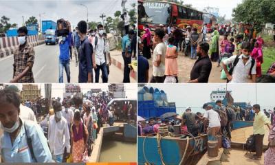 ফেরার পথেও ভোগান্তি কয়েকগুণ বেশি