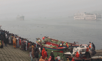 মুন্সীগঞ্জ লঞ্চের ধাক্কায় নদীতে পড়ে নিখোঁজ ১