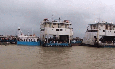 শিমুলিয়া-বাংলাবাজার নৌরুটে ফেরি চলাচল স্বাভাবিক