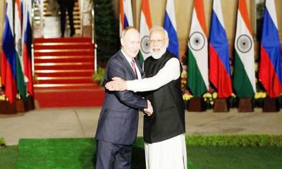 দিল্লিতে বৈঠকে বসেছেন মোদি ও পুতিন