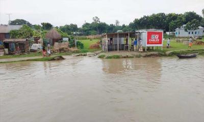 পদ্মার ৩ স্থানে পানি বিপৎসীমার ওপরে