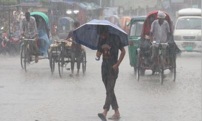 রাজধানীসহ যেসব এলাকায় বৃষ্টি হতে পারে আজ