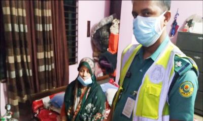 মধ্যরাতে রোগীর জন্য অক্সিজেন নিয়ে হাজির পুলিশ