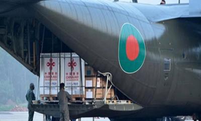 দেশে পৌঁছেছে চীনের উপহারের ৬ লাখ ডোজ টিকা