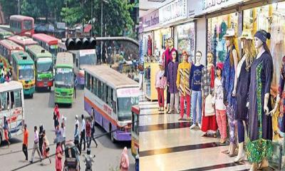 ১১ আগস্টে থেকে খুলবে দোকানপাট, চলবে গণপরিবহন