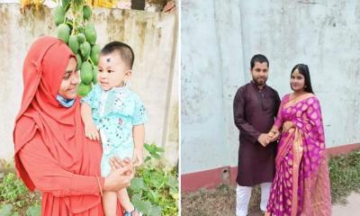 গভীর রাতে মিললো স্ত্রী-সন্তানের লাশ, স্বামী আটক