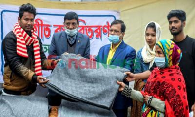 অসহায়দের মাঝে জার্নি অফ ইউনিটি‍‍`র শীতবস্ত্র বিতরণ