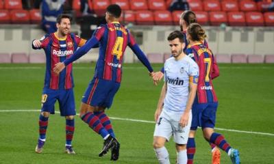 পেলের রেকর্ড ছুঁলেন মেসি, জয় পায়নি বার্সা