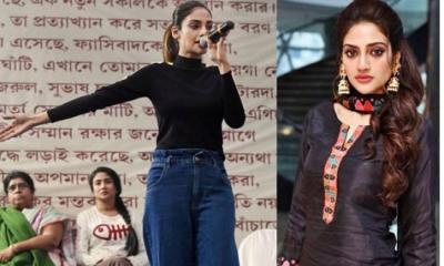 সাহস থাকলে ধর্ষণ করতে আসুক: নুসরাত