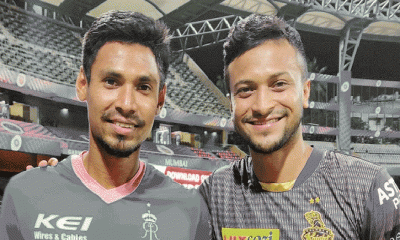 আইপিএলে সাকিবের দেখা হতেই যা বললেন মোস্তাফিজ