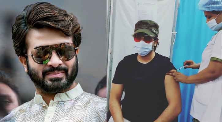 করোনা টিকা নিলেন শাকিব খান