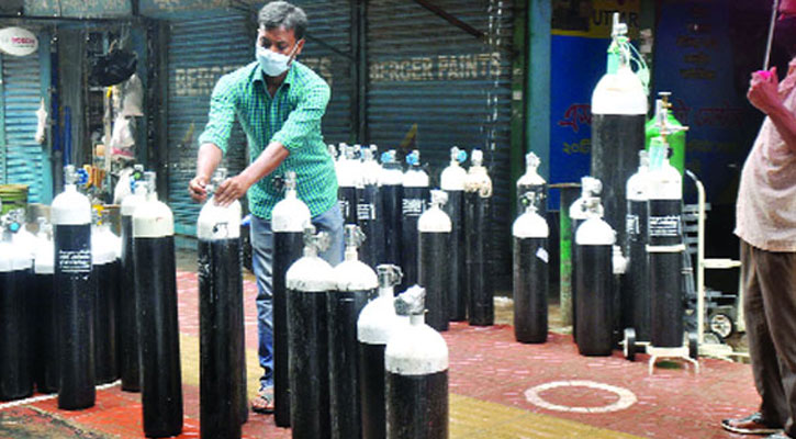 অক্সিজেন সিলিন্ডার কেনার হিড়িক