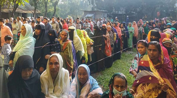 তৃতীয় ধাপের ইউপি নির্বাচনে ভোট পড়েছে ৭৪.২১ শতাংশ