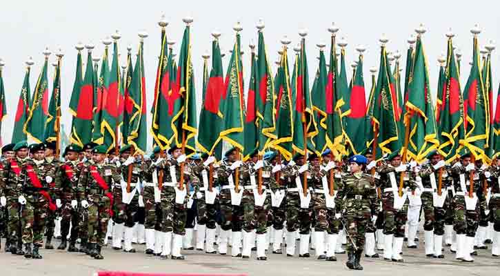 বিজয় দিবসে প্যারেড গ্রাউন্ডের কুচকাওয়াজ বাতিল