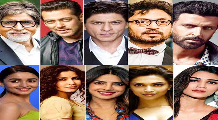 ২০২০ সালে বলিউডের সেরা ১০ নায়ক-নায়িকা