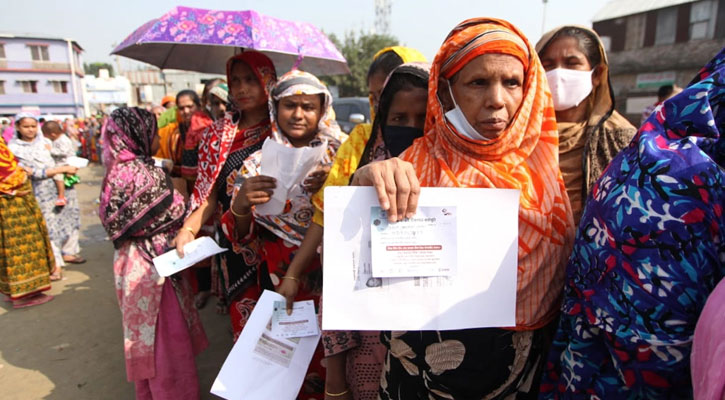 বস্তিবাসীদের টিকাদান শুরু