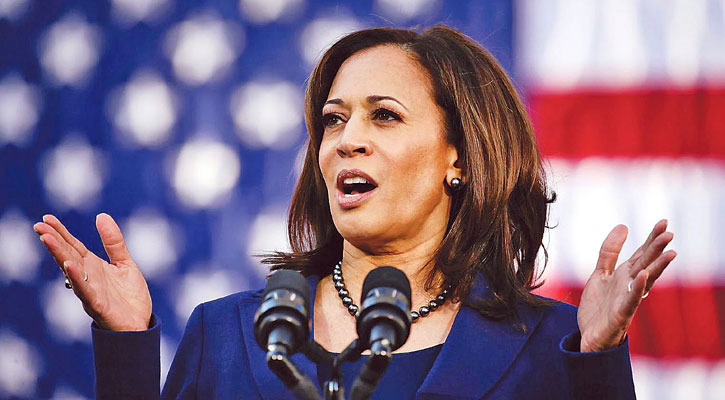 দেড় ঘণ্টার জন্য যুক্তরাষ্ট্রের প্রেসিডেন্টের দায়িত্ব পেলেন কমলা