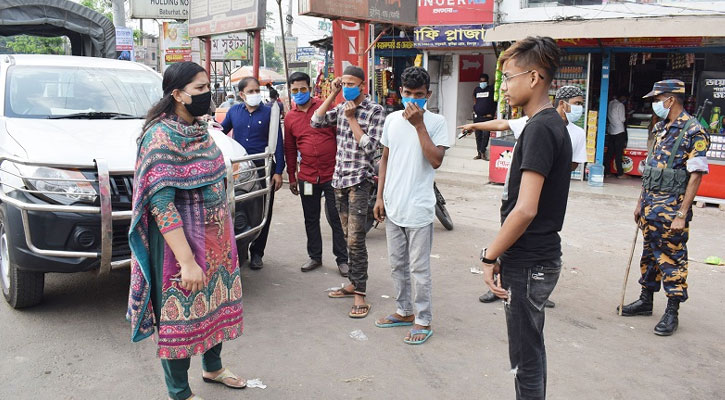 স্বাস্থ্যবিধি না মানায় ২১ জনকে জরিমানা