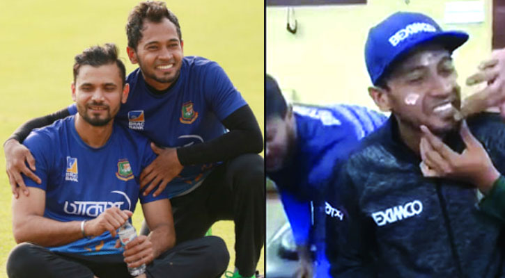 মাশরাফিকে ছাড়িয়ে গেলেন মুশফিক, কেক কেটে উদযাপন