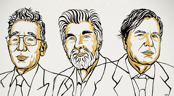 পদার্থবিজ্ঞানে নোবেল পেলেন তিন বিজ্ঞানী