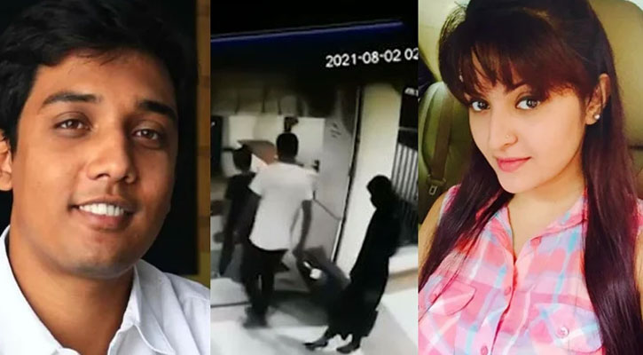 ডিবি কর্মকর্তার বাসায় ১৮ ঘণ্টা সময় কাটালেন পরীমনি, ফাঁস সিসিটিভির ফুটেজ