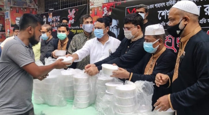 শোক দিবসে এতিম-দুস্থদের খাবার বিতরণ করেছে সাইফ পাওয়ারটেক