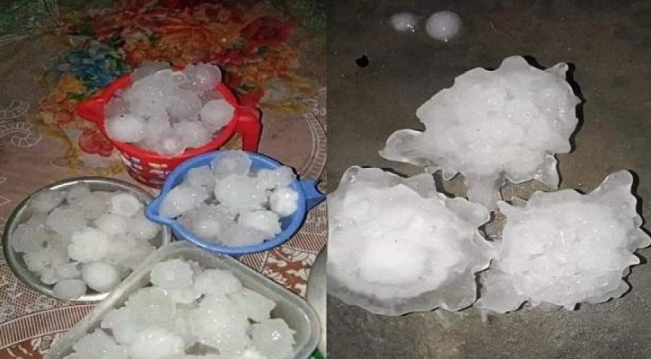 কিছু বুঝে ওঠার আগেই শুরু হল ঝড়-শিলাবৃষ্টি