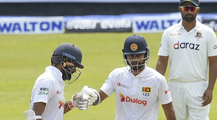 প্রথম সেশন শ্রীলংকার, উইকেটহীন বাংলাদেশ