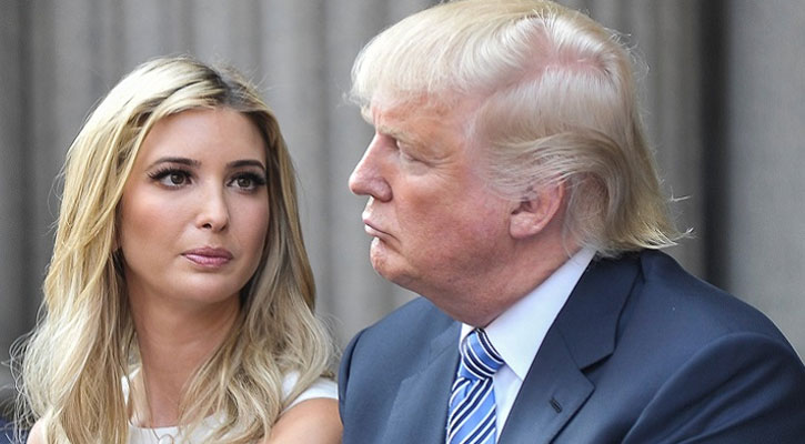 ট্রাম্পের বিরুদ্ধে অবস্থান নিয়েছেন মেয়ে ইভাঙ্কাও