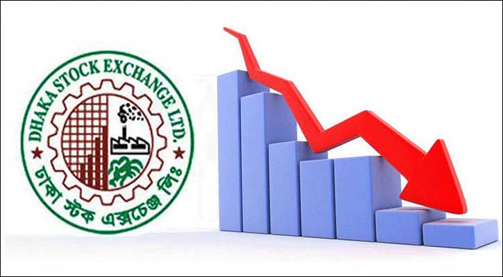 ডিএসইতে সূচকের পতন, কমেছে লেনদেনও
