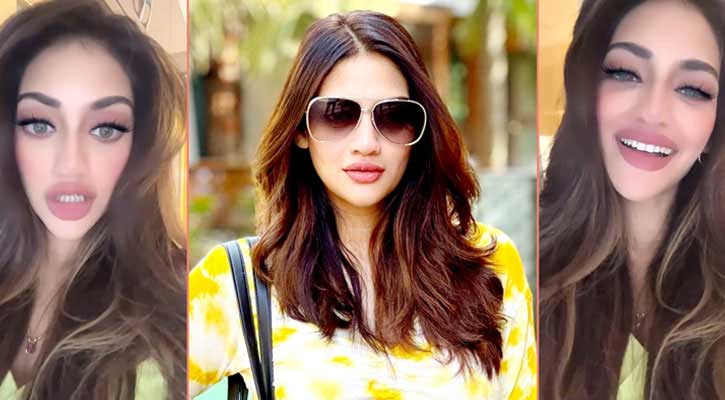 নুসরাতের ঠোঁট দেখে ভক্তরা যা বলল